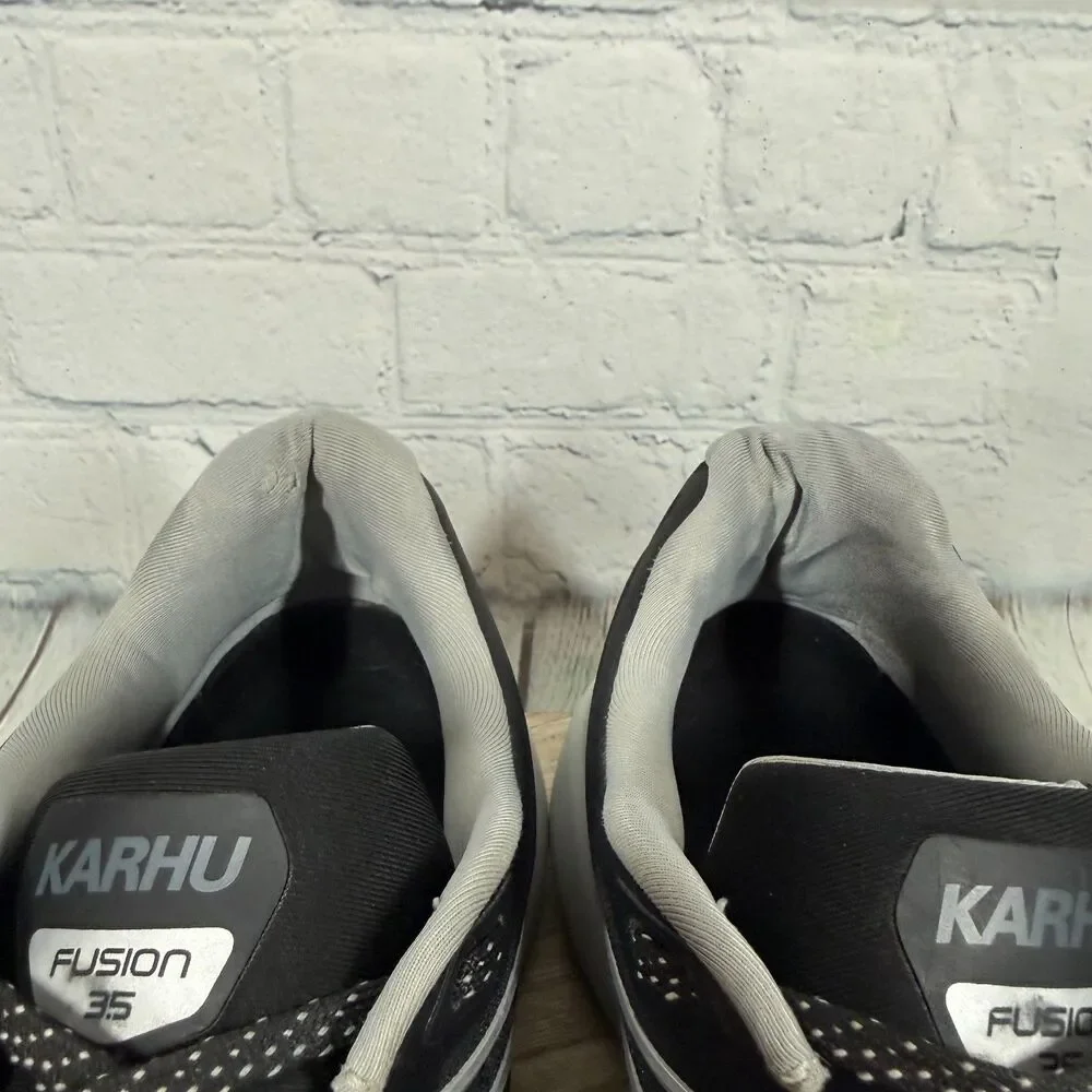 Karhu Athletic Running Training Sneakers Men's Size 10 Black Fulcrum Shoes